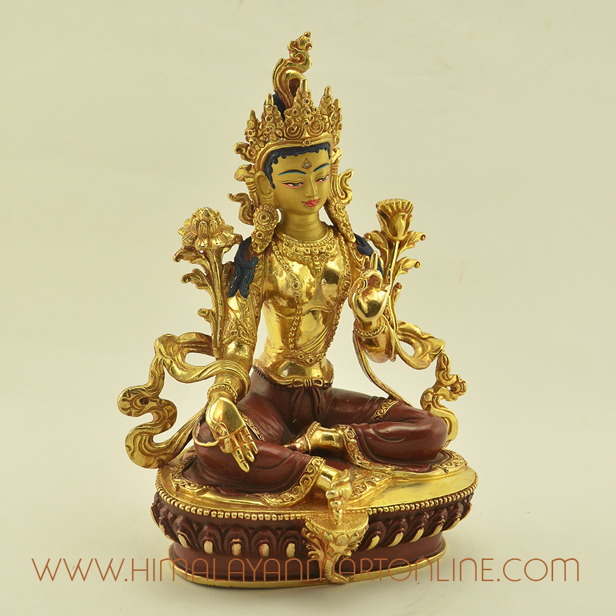 Green Tara Dolma Statue Buy Green Tara Dolma Statue Online Himalayan