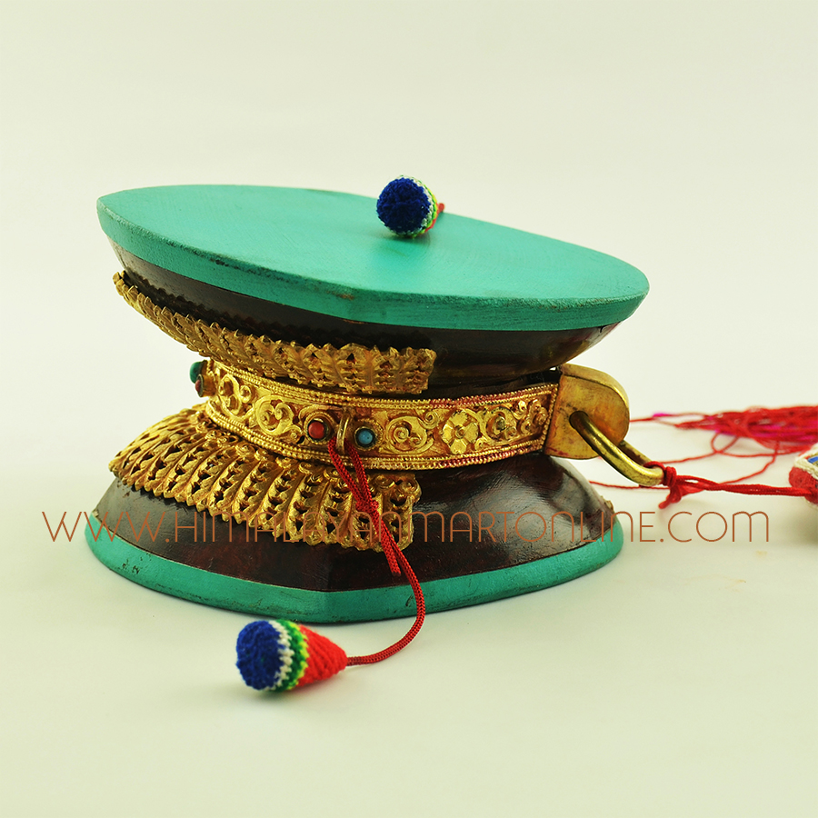 Damsu Ritual Fine Quality Tibetan Buddhist Ritual Drum Damaru Patan, Nepal ...