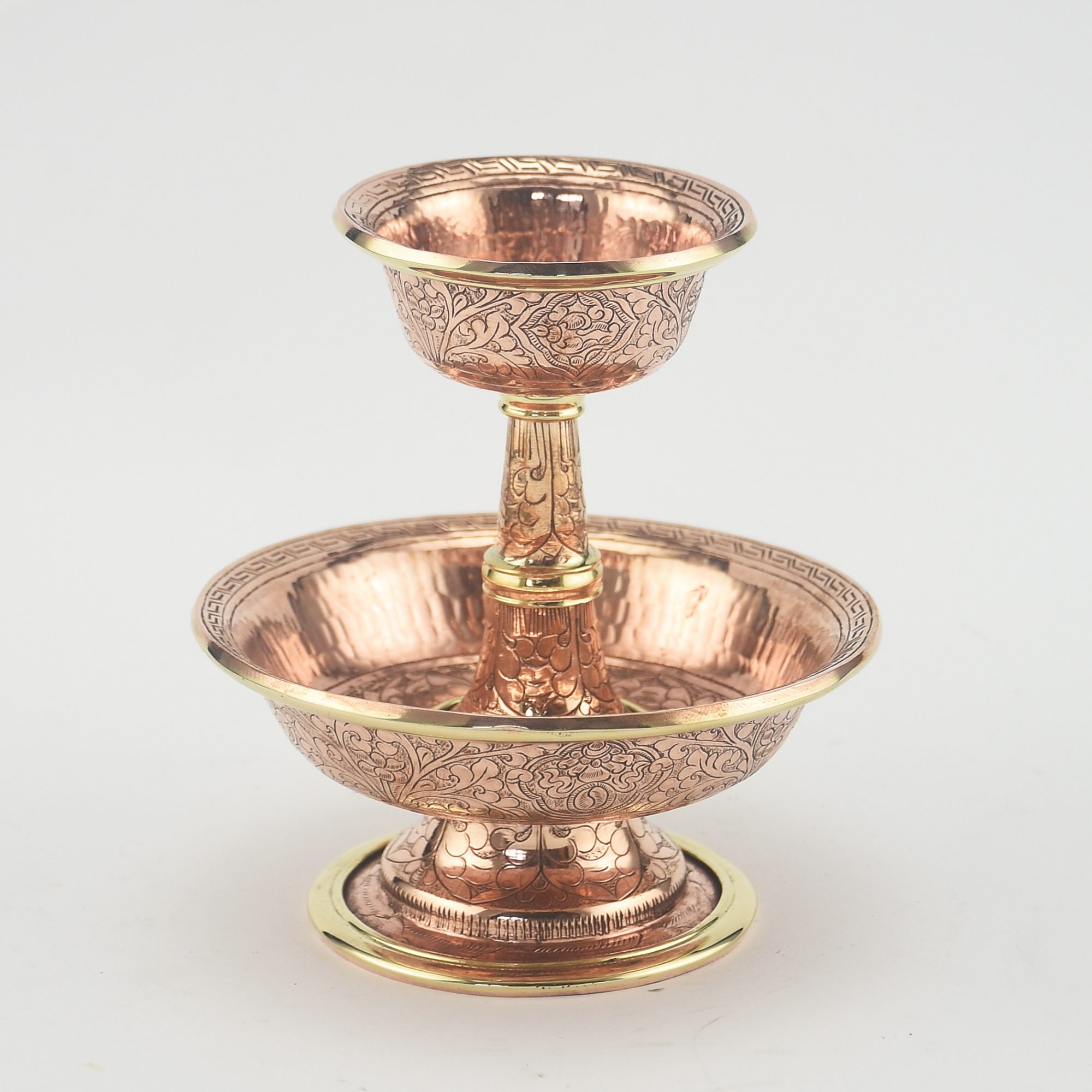 Copper Ritual Sherkim Set: Sherkim Set is a Buddhist Ritual Object.