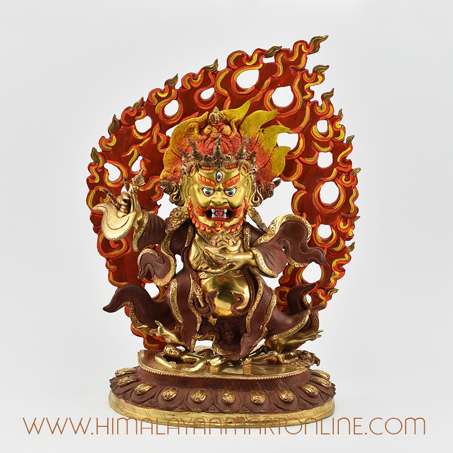 Bernagchen Mahakala Copper Statue
